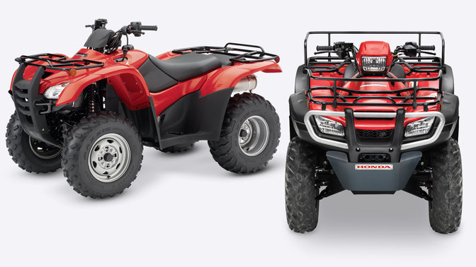 The Honda range of ATVs