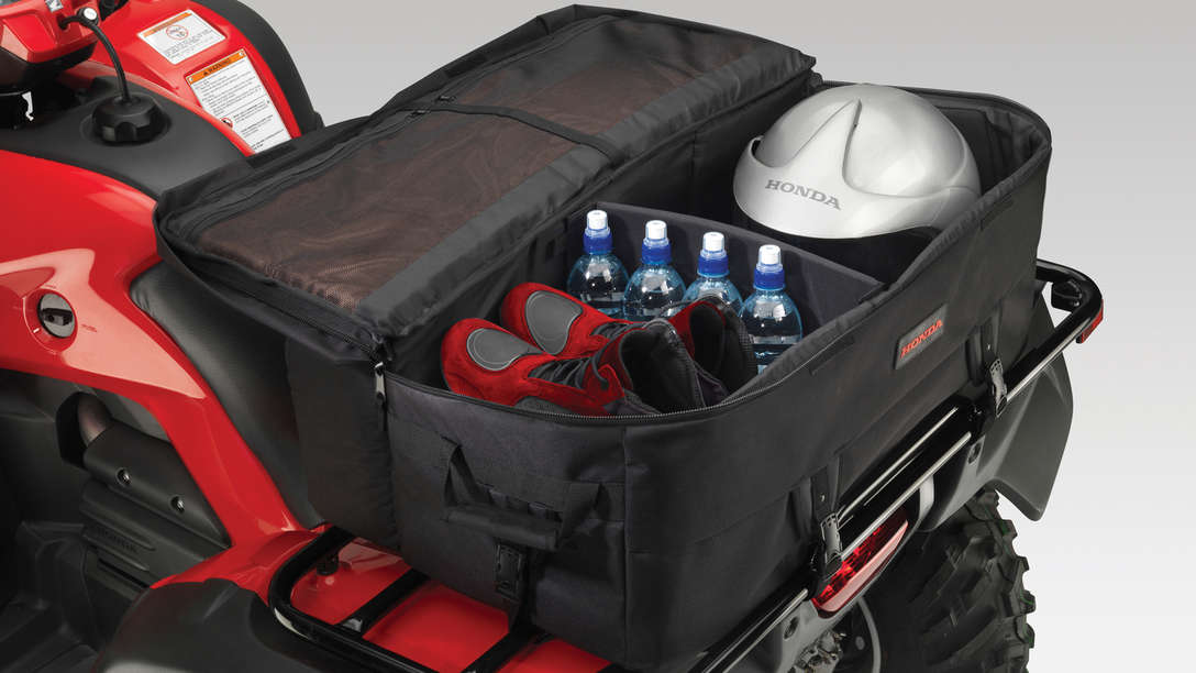 Close up of Honda cargo bag.