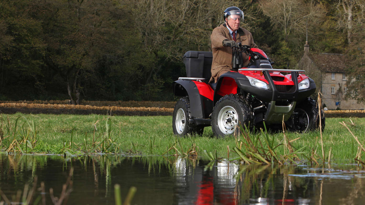 Rincon being used by model, garden location.