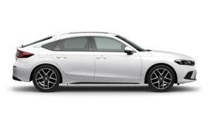 Honda Civic Hybrid front facing three quarter