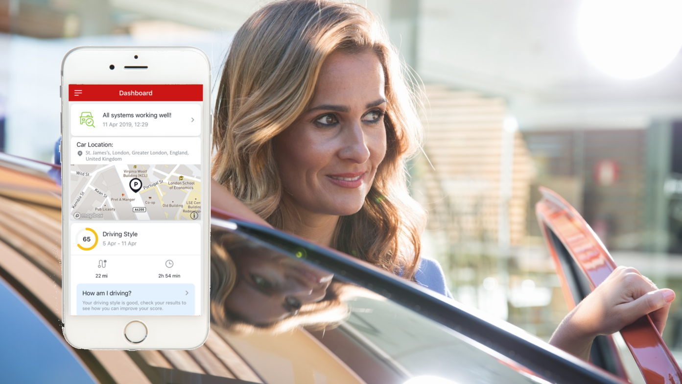 My Honda app - find my car