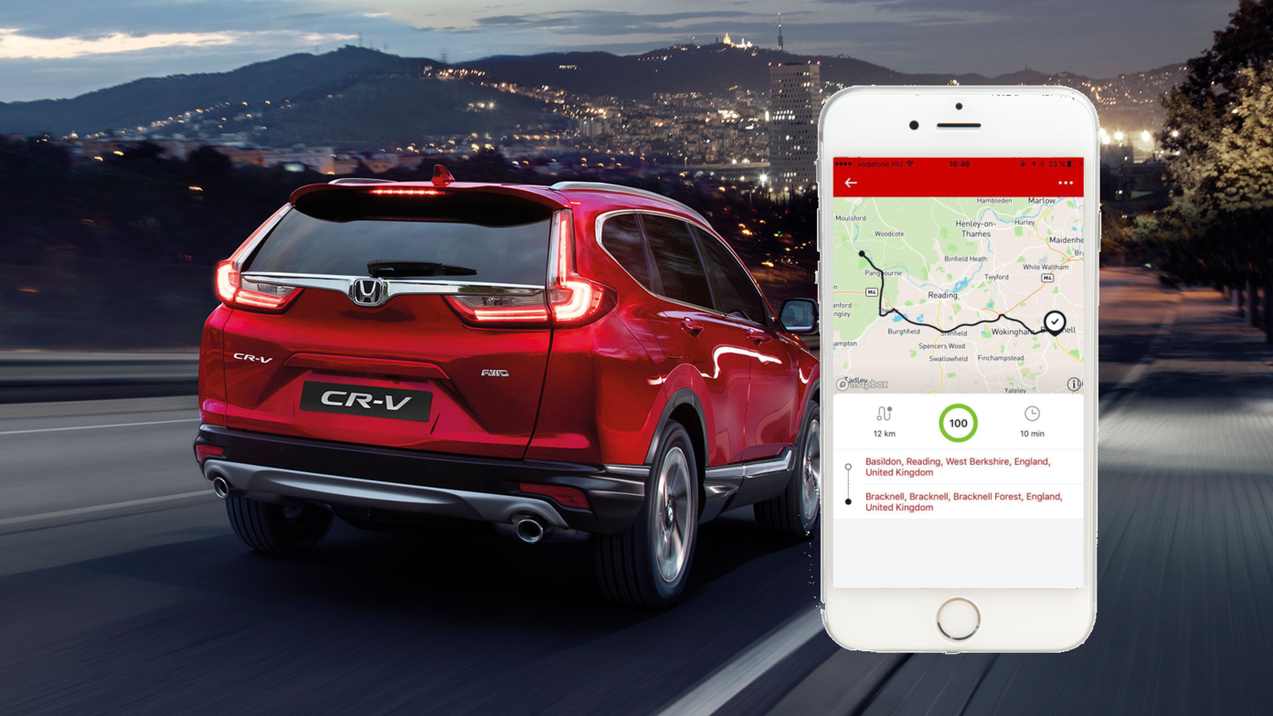 My Honda app - trip analysis