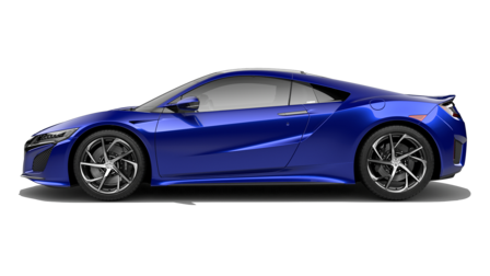 Side facing Honda NSX.