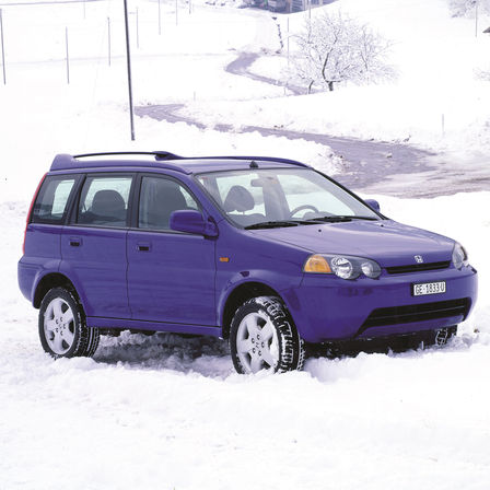 The original Honda HR-V, front three-quarter facing.