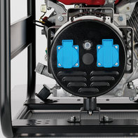 Close up of voltage options.