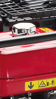 Close up of fuel cap.