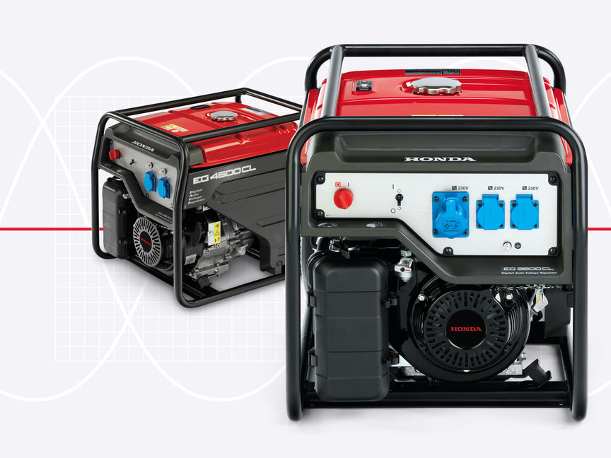 2x Honda Endurance high-performance generators.