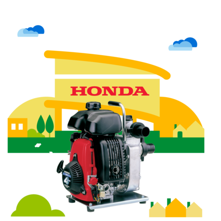 Water pump dealer illustration.