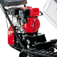 Close up of power carrier engine.