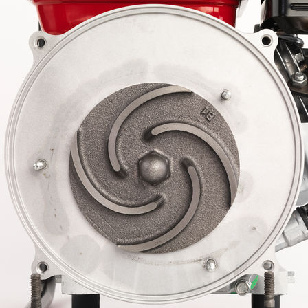 Close up of the specially designed vane.