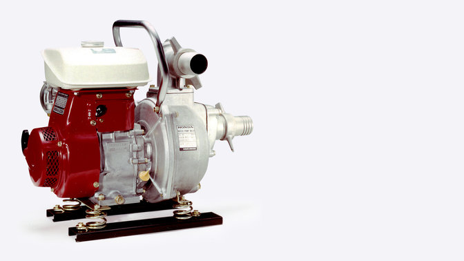 Close up of a water pump.