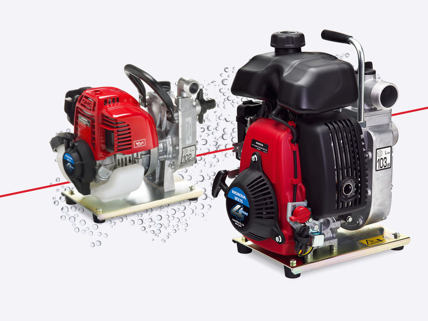 2x Honda lightweight water pumps.
