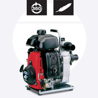 Close up of lightweight water pump.