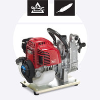 Close up of lightweight water pump.