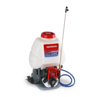 Front three-quarter, right facing backpack sprayer.