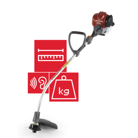 Brushcutters specification illustration.