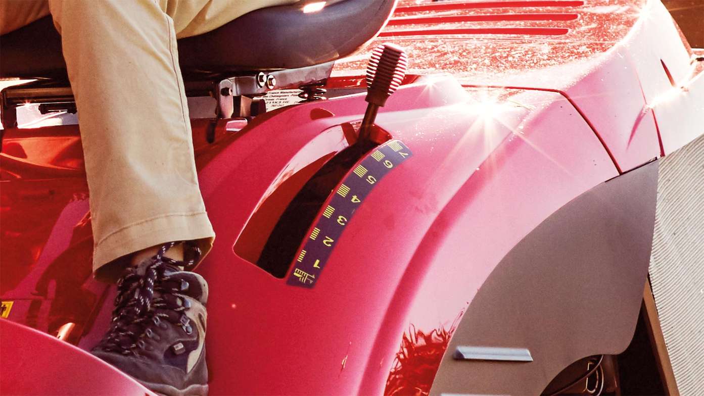 Cutting height adjustment