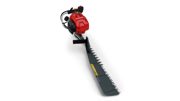 3/4 right facing hedgetrimmer.