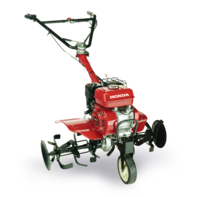 Front three-quarter compact tiller.