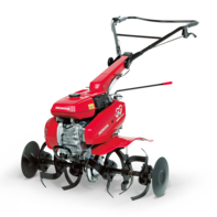 Front three-quarter compact tiller.