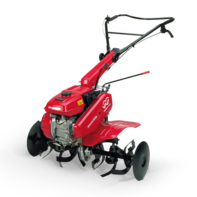 Front three-quarter compact tiller.