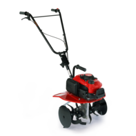 Mini tiller, front three-quarter, right facing.
