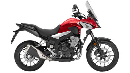 Honda CB500X sideways