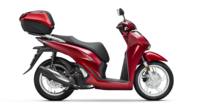 SH125i with Topbox 2022 Pearl Splendor Red