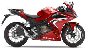 Honda CBR500R 2019 sideways