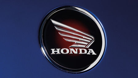 Honda Wing motorcycle badge.