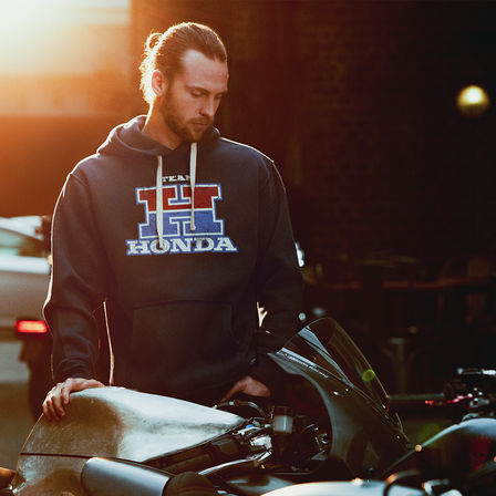 Honda logo on t-shirt