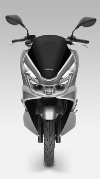 Honda-Scooter-PCX150-Studio-Moondust Silver Metallic-Front