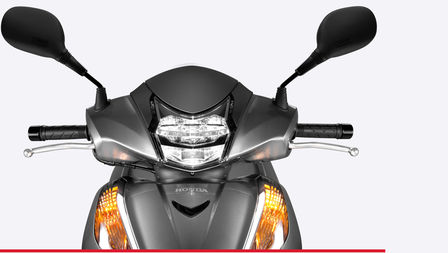 shot of Sh300i handlebars