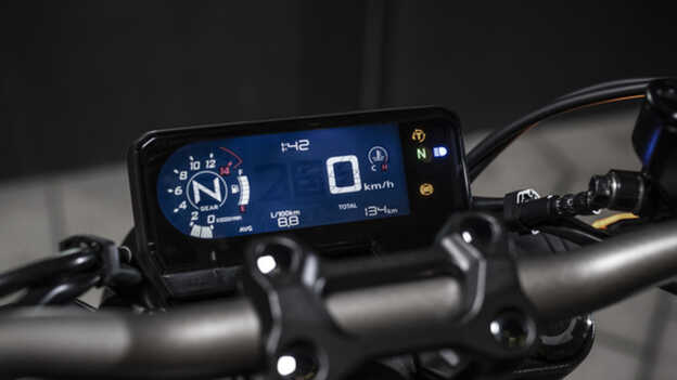 digital LCD instruments with new, easy-to-read design