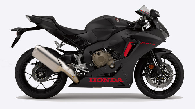 Side facing cut out of Honda CBR1000RR Fireblade.