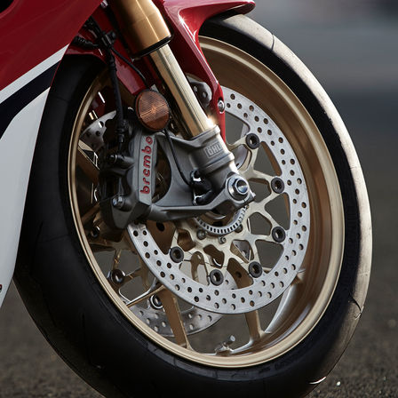 Close up shot of Marchesini wheels.