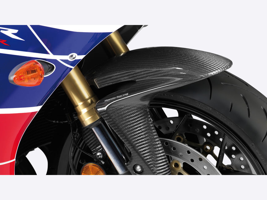 Close up of CBR600RR wheel.