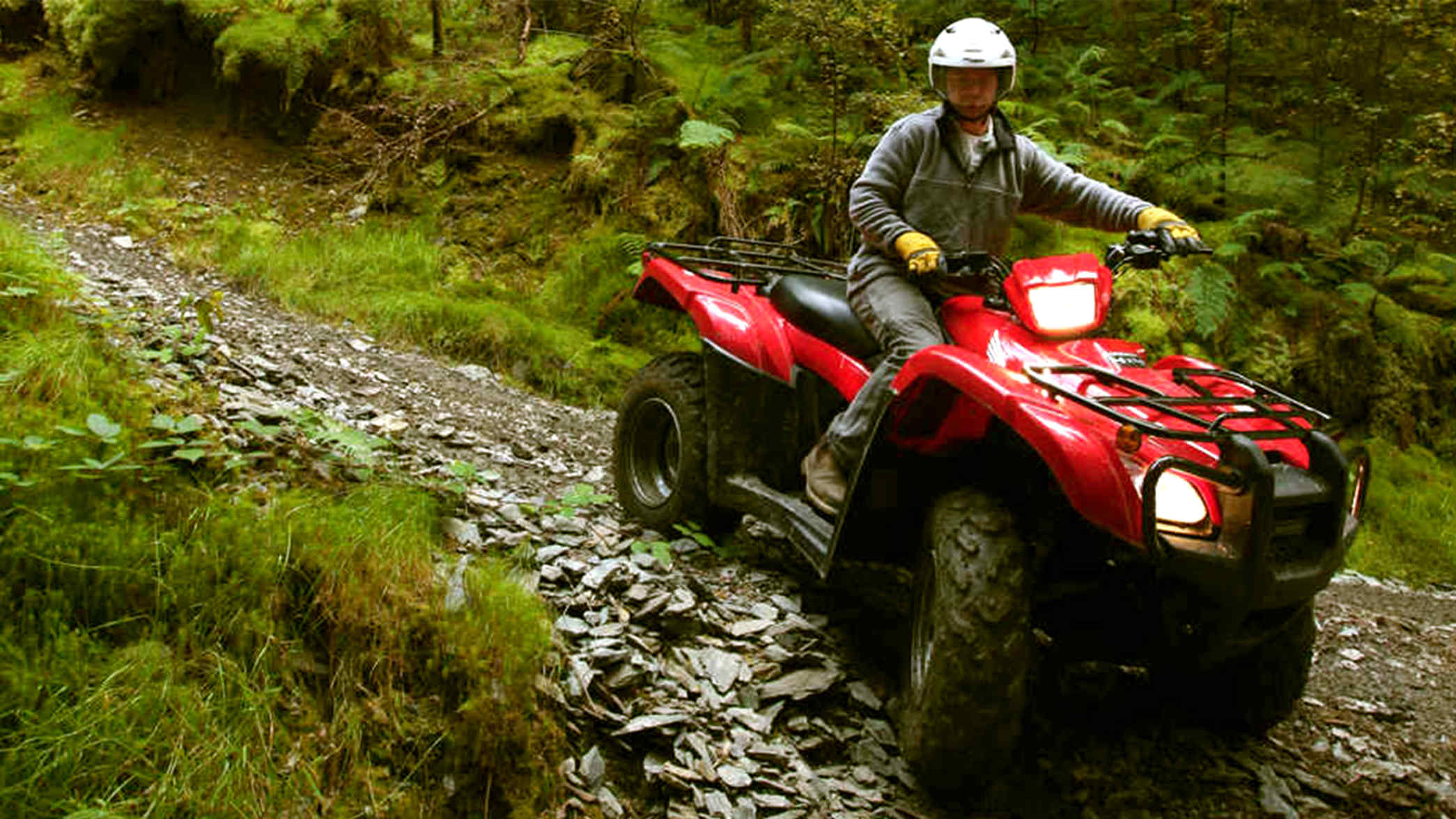 ATV exterior 3-quarter view.