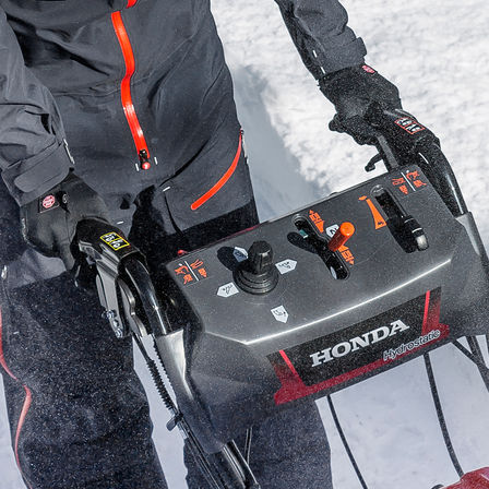 Close up of controls.