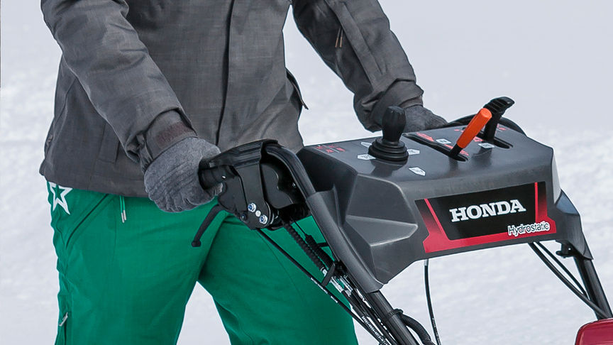 Close up of single lever.