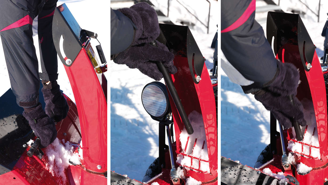 Close up of 7 Series chute.