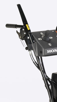 Close up of height adjustment lever.