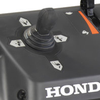 Close up of joystick.