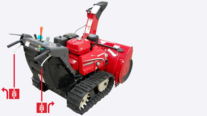 Front three quarter, left facing Hybrid, focusing on levers.