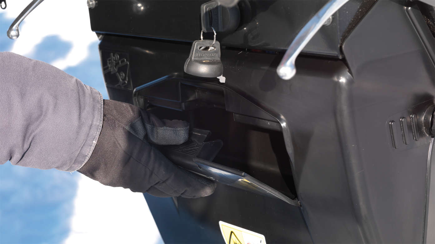 Close up of toolbox.