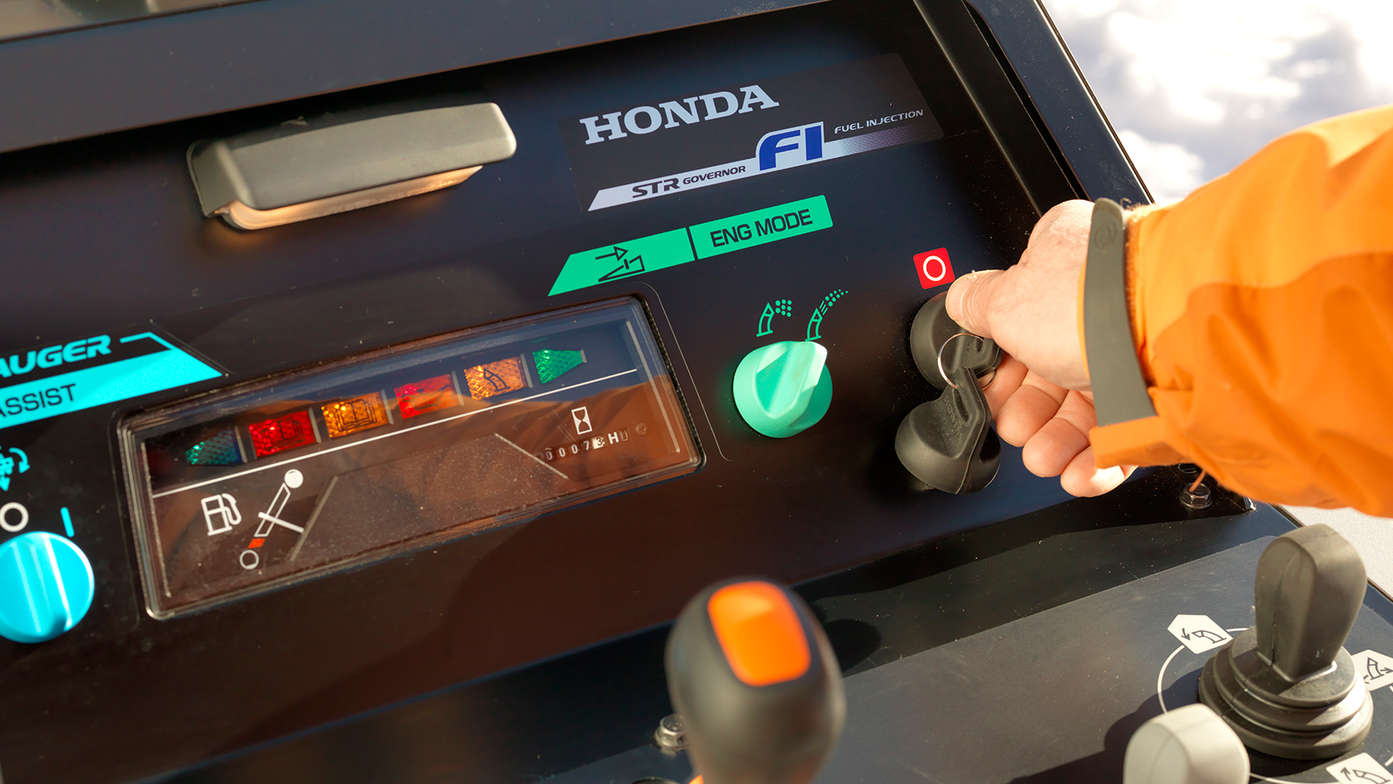 snowthrower controls